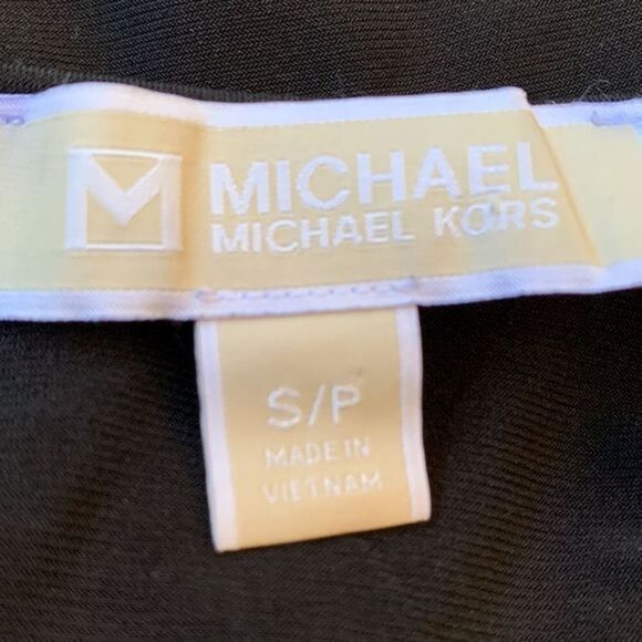 MICHAEL Michael Kors Black Lace Bell Sleeve Dressy Top Shirt - Picture 8 of 8